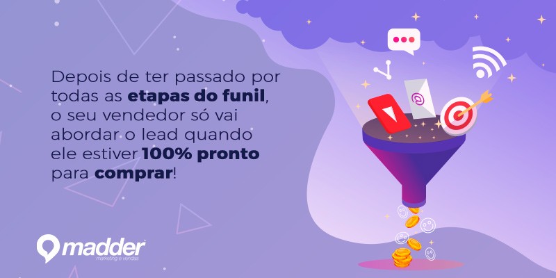 Nutrição de lead: Uma estratégia de marketing de sucesso! 2 estrategias marketing digital agencia madder
